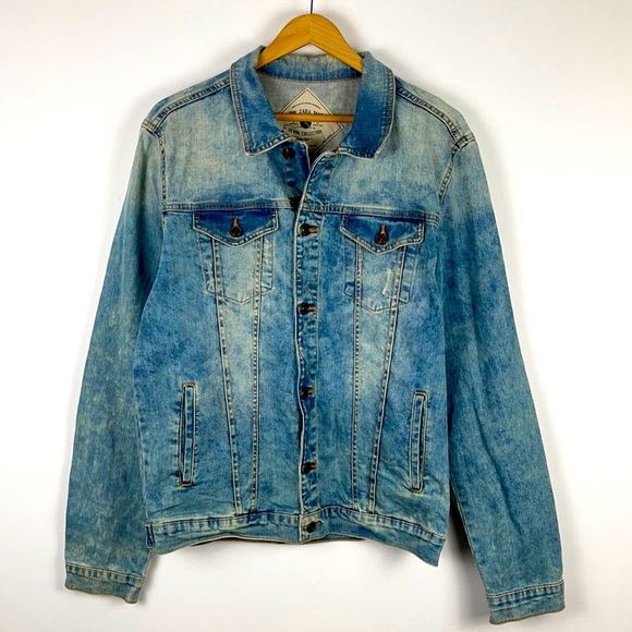 Zara Man Denim Collection Distressed Jacket - Picture 1 of 6